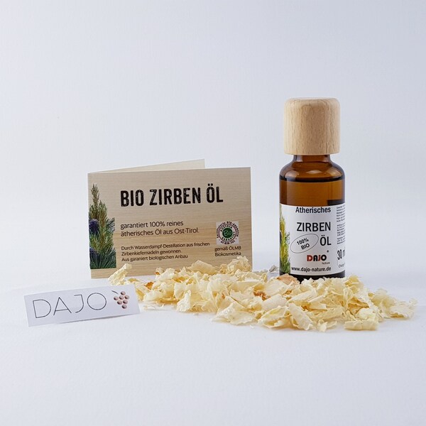 DAJO ätherisches Zirbenöl 30 ml. 100% naturrein