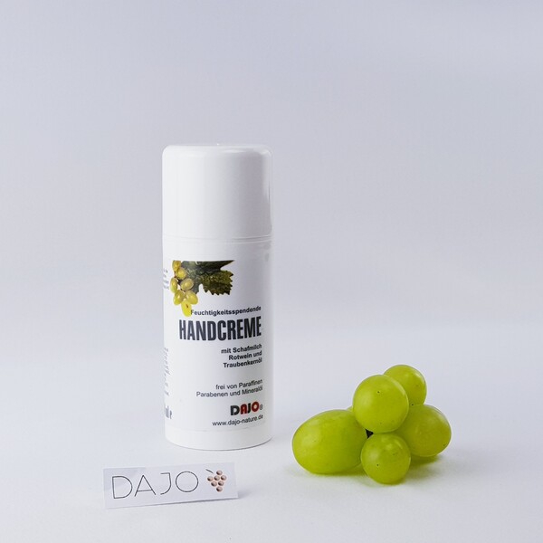 DAJO Handcreme mit Traubenkernöl, Schafmilch und Rotwein 100 ml