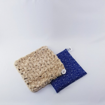 Traubenkernkissen mit Überzug 600 g Füllmenge 25 x 25 cm